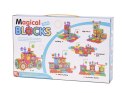 Klocki Konstrukcyjne układanka edukacyjna zębatki plac zabaw MAGICAL BLOCKS 81szt