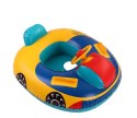 Kółko do pływania dla niemowląt koło pontonik dla dzieci dmuchany z siedziskiem z kierownicą 15kg