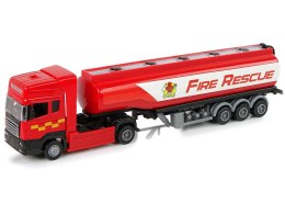 Ciężarówka Cysterna Czerwona Straż Pożarna 30 cm Długości
