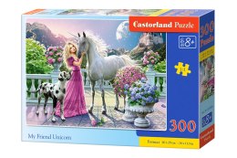 CASTROLAND Puzzle 300el. My Friend Unicorn - Mój przyjaciel Jednorożec
