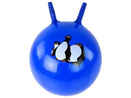 Piłka Do Skakania Skoczek 45 cm Niebieski z Pingwinami
