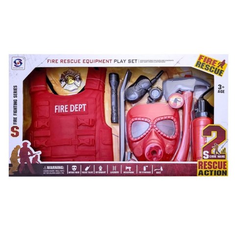 Zabawka zestaw strażaka