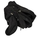 Plecak szkolny młodzieżowy 3-komorowy Black Vintage 18 cali