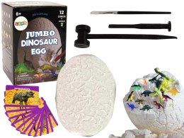 Zestaw Archeologiczny Wykopaliska Ogromne Jajo 12 Figurek Dinozaur